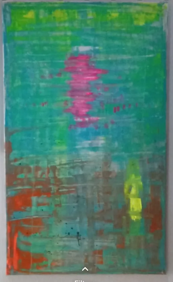 " Nenufar" , acrilico sobre tela. Disponível.